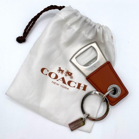 Coach Accessories - 🐎Coach~Bottle Opener Key Chain and Dust Bag